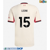 Maglie da calcio Liverpool Giovanni Leoni #15 Seconda Maglia 2025-26 Manica Corta